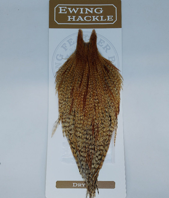 Ewing Dry Fly Cape - Barred Ginger (Deutsche Ausgabe)