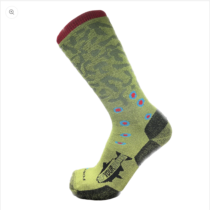 Rep Your Waters Socks - Merino Blend - Mittelgewicht - Brook Trout Skin