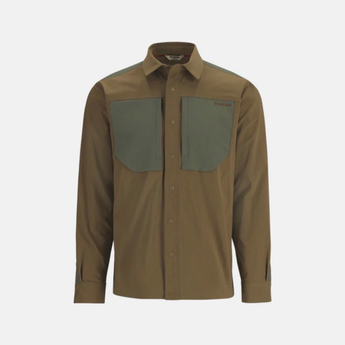 Simms Männer Confluence Shirt (Driftwood / Loden)