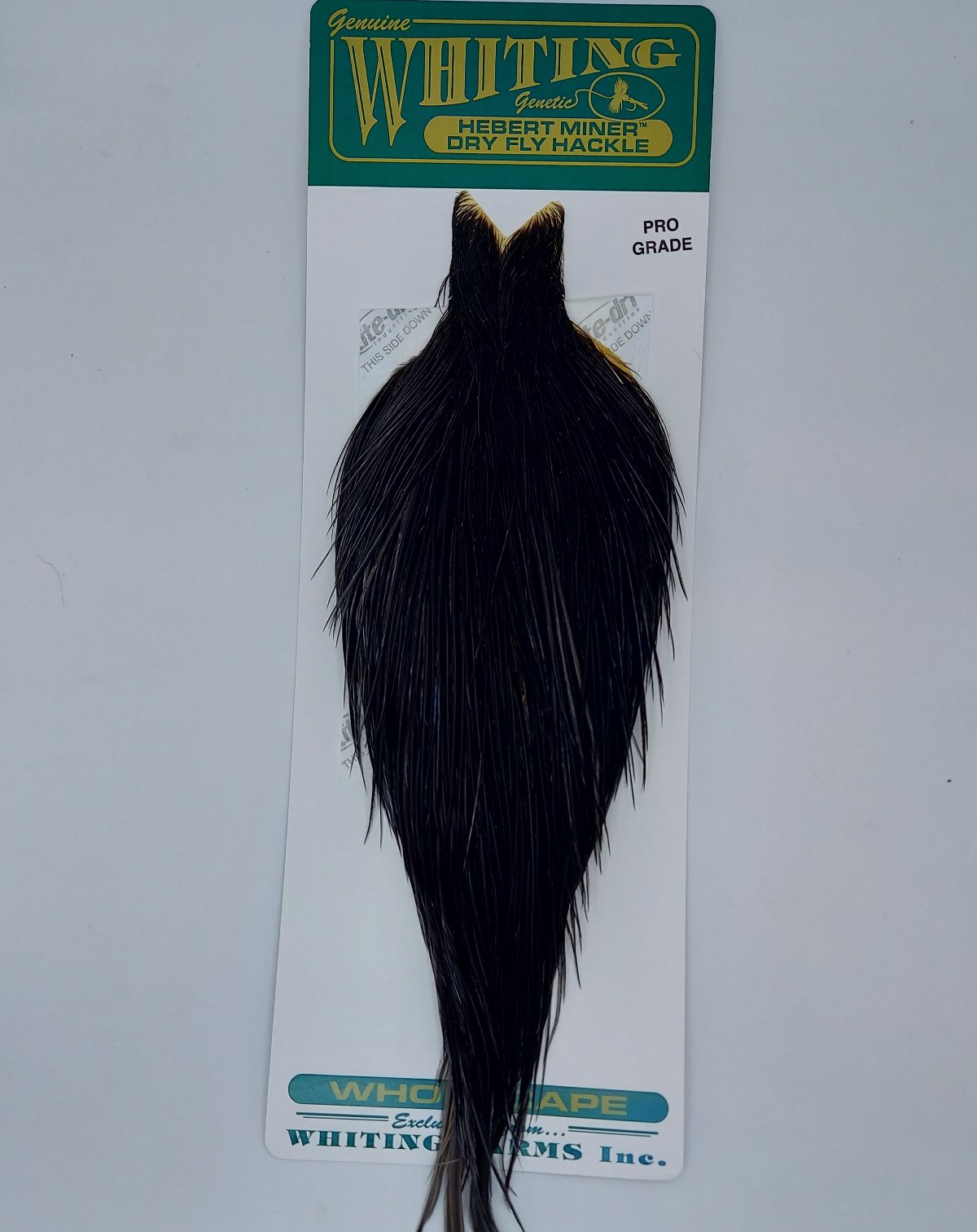 Whiting Farms Hebert Miner Pro Grade Cape - Schwarz