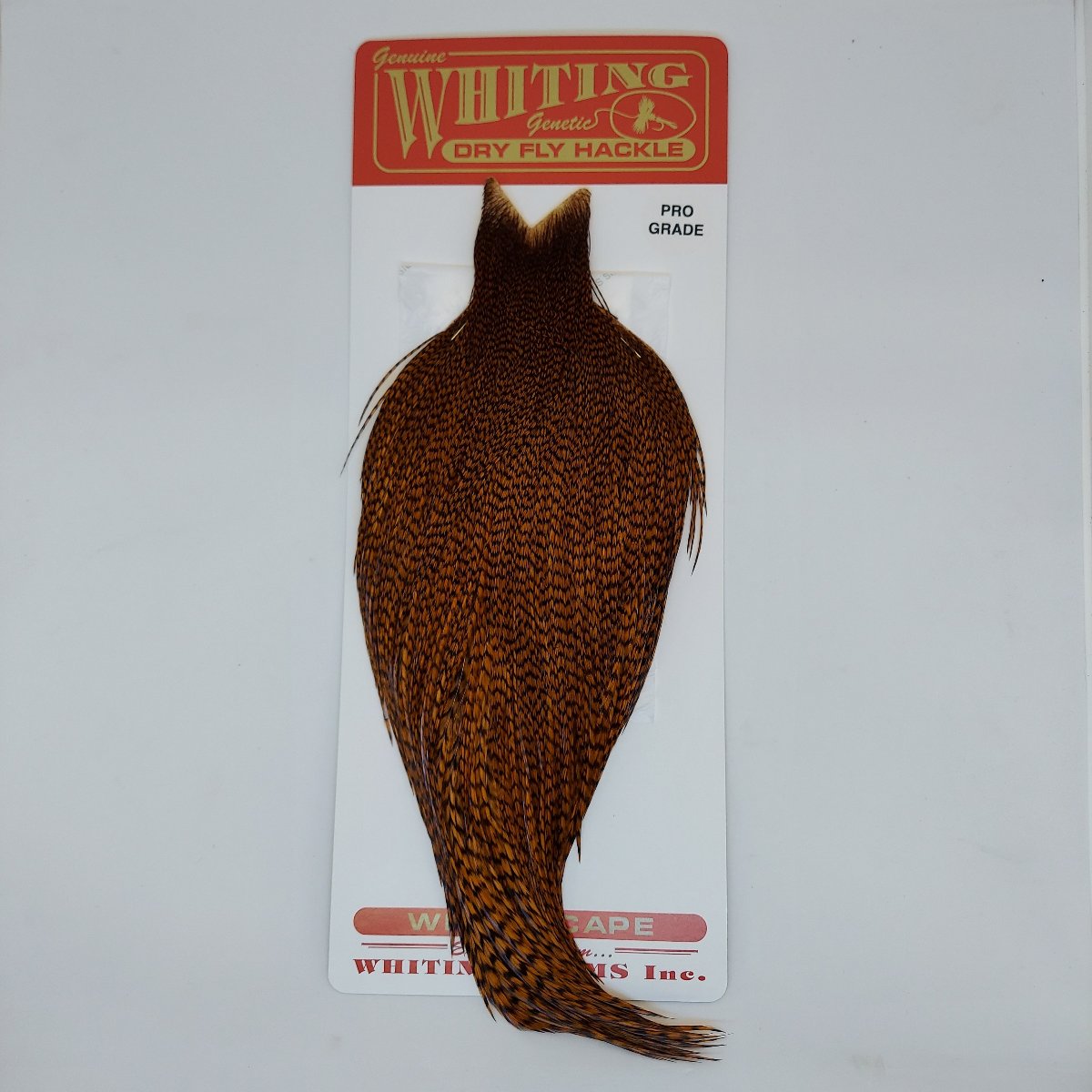 Whiting Farms Pro Grade Cape - Grizzly Dyed Braun