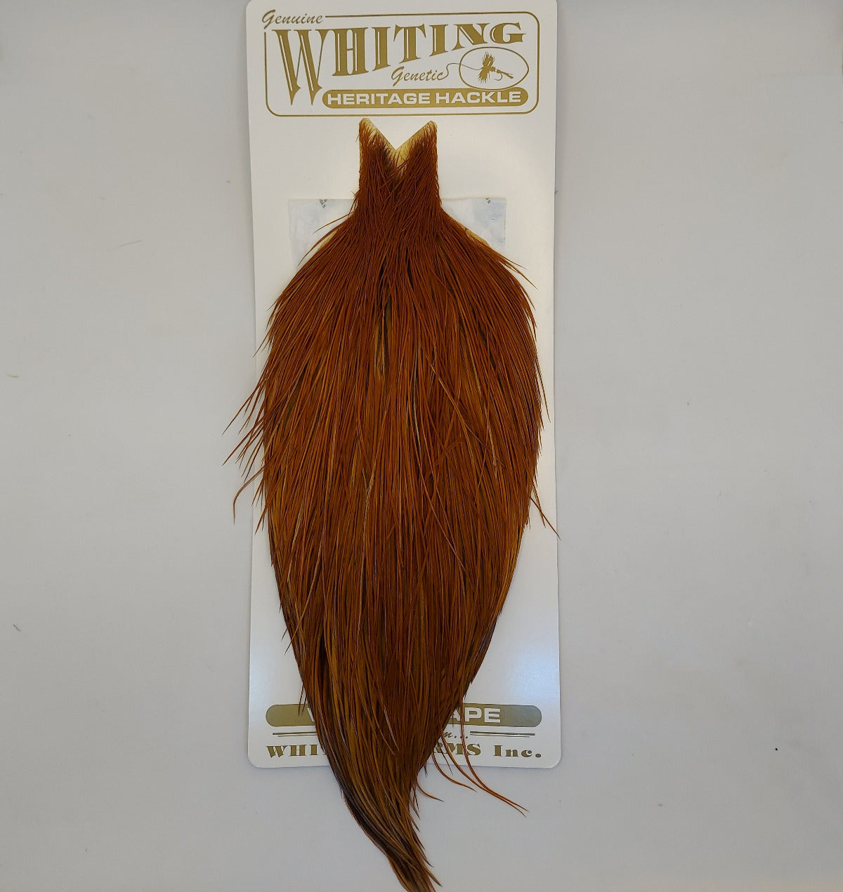 Whiting Farms Heritage Cape - Dunkler Ingwer