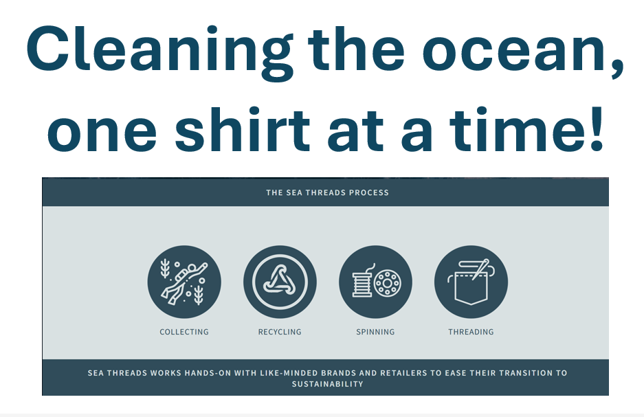 Sea Threads Langarmhemd mit RRSS Logos