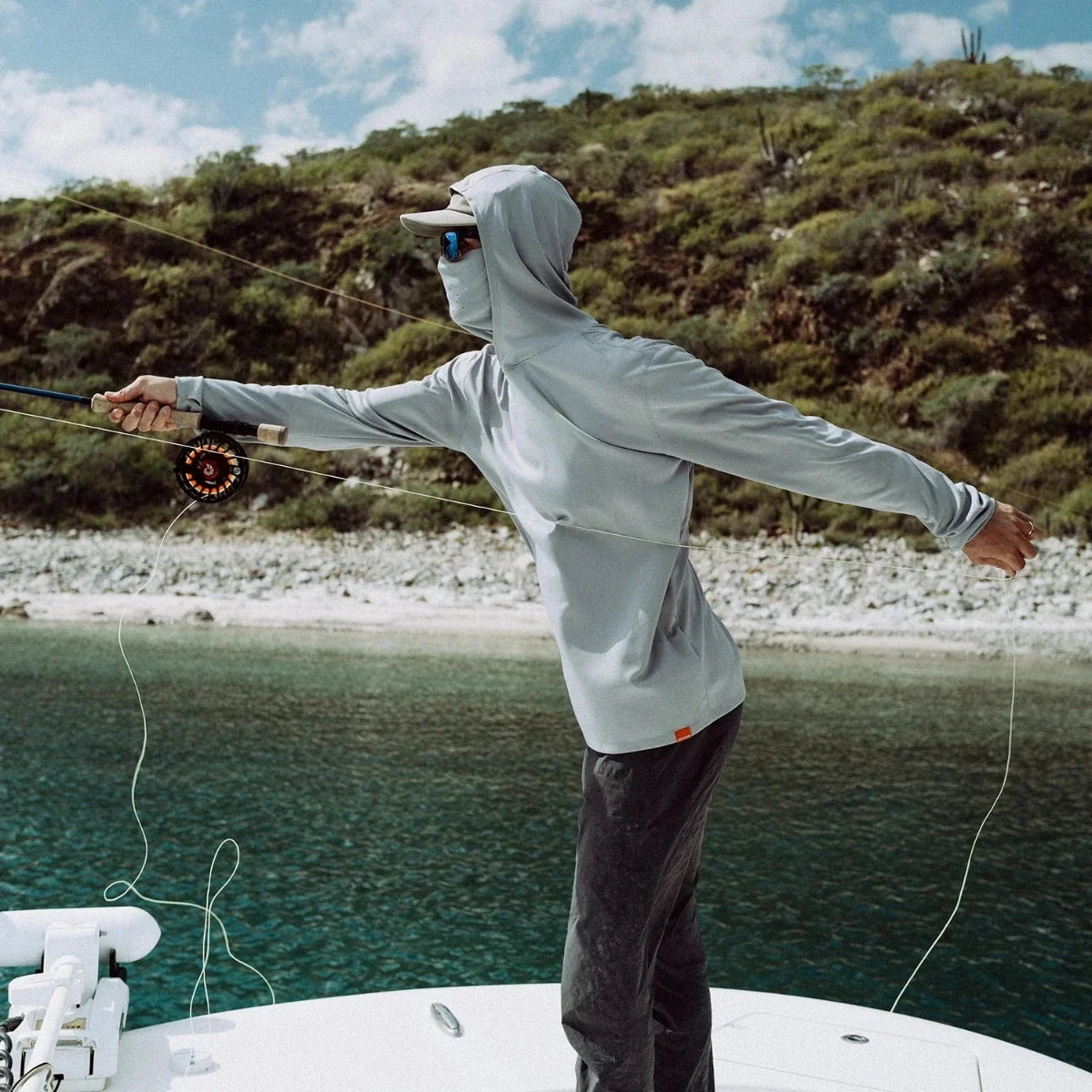 Grundens Tough Sun Masked Kapuzenpullover