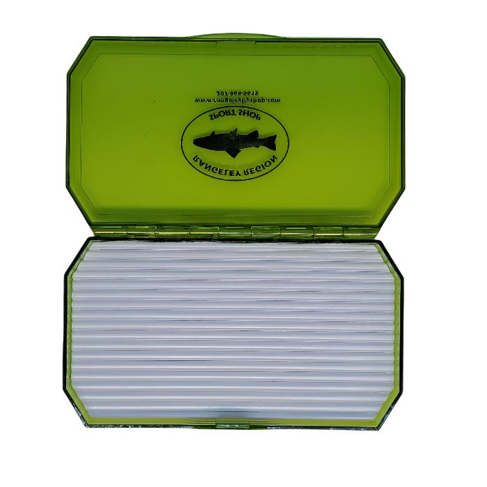 Grüner Farbton Sure-Lock Foam Fly Box
