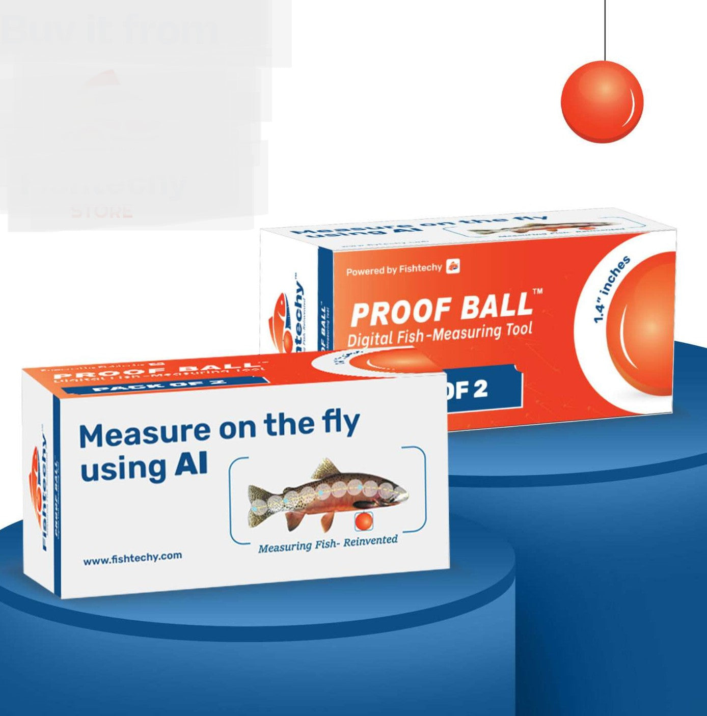 Flytechy Proof Ball auf dem