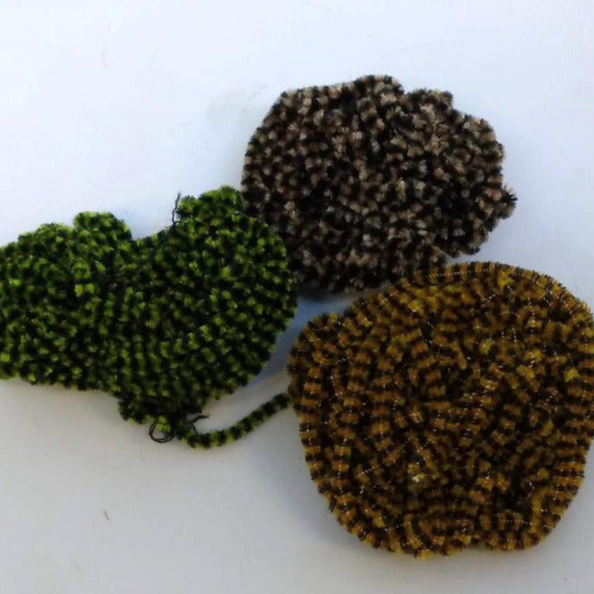 Hareline Fly Fish Food Kleine Stonefly Chenille - klein bunt